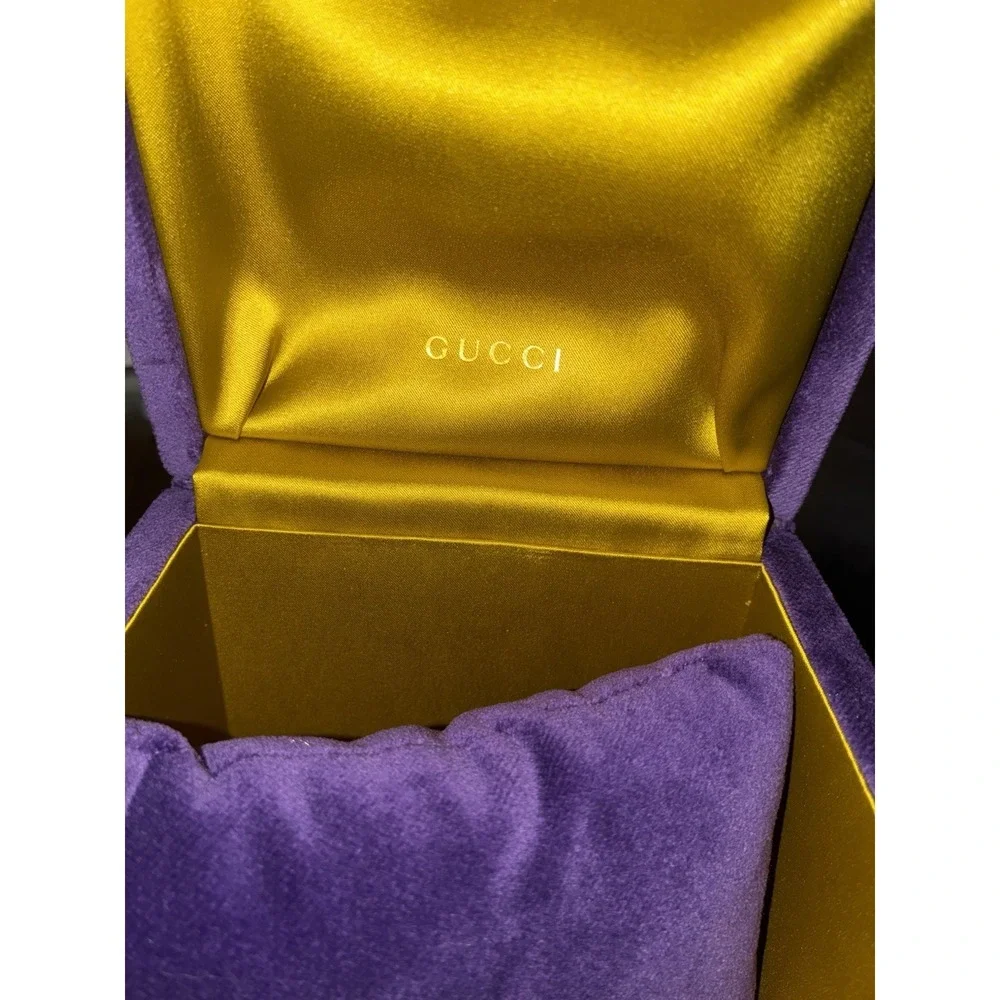 Gucci‎ Box Purple Velvet Bracelet Watch Accessories 5x5x4.5